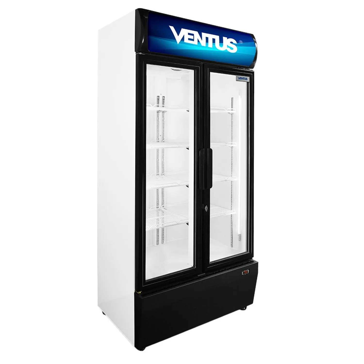 Visicooler 2 Puertas Negro 600lt VC-600L